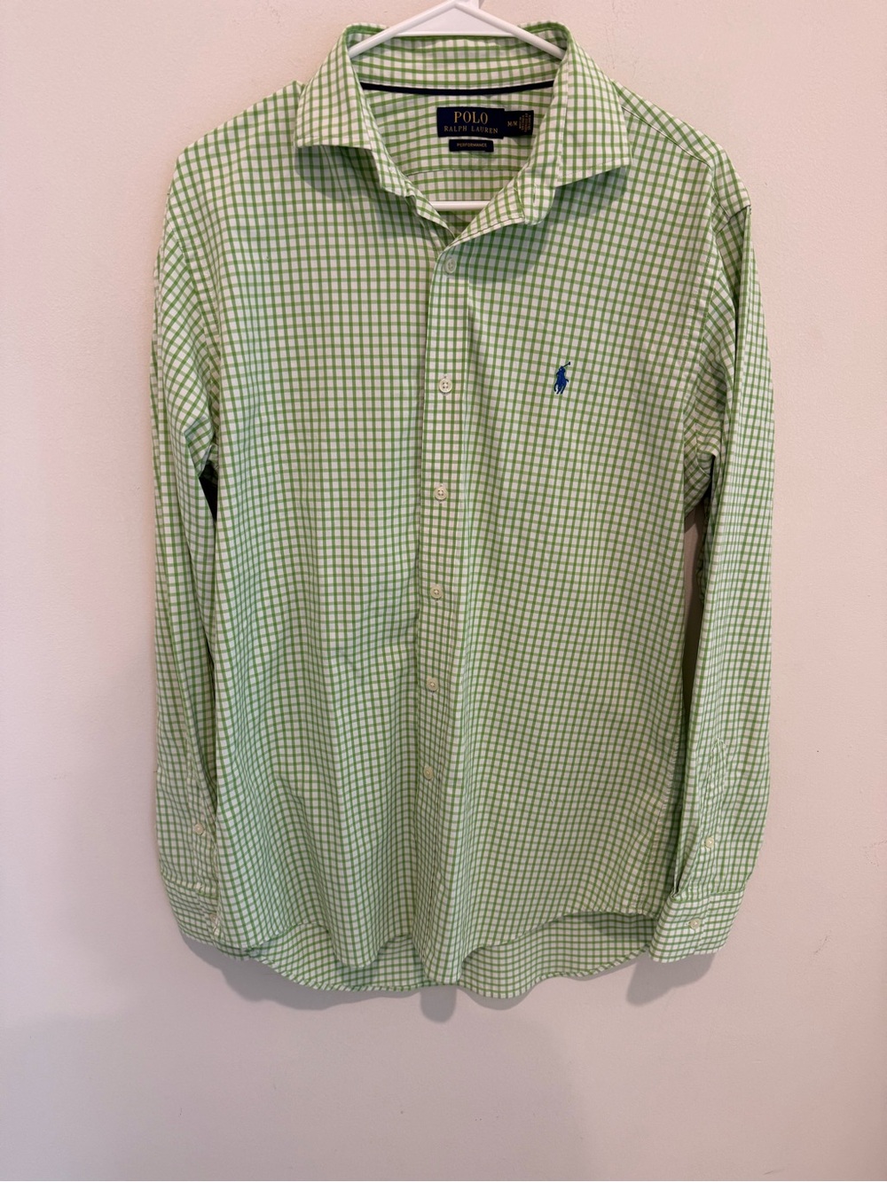 Polo by Ralph Lauren Green White Button-Down Shirt